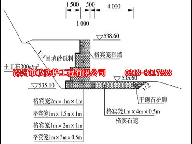 張家界格賓擋墻